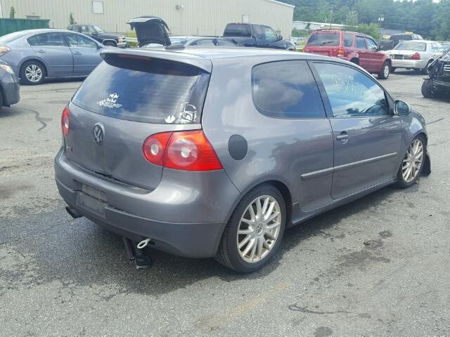 WVWEV71K36W125435 - 2006 VOLKSWAGEN NEW GTI GRAY photo 4