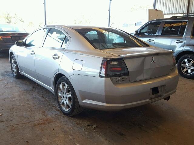 4A3AB36FX6E056029 - 2006 MITSUBISHI GALANT ES SILVER photo 3