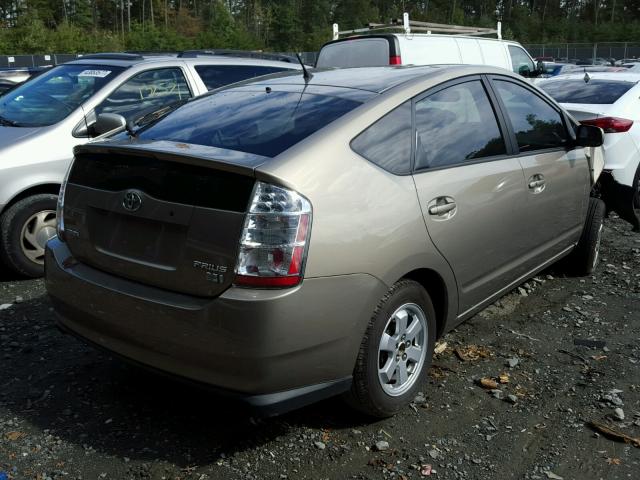 JTDKB20UX63155020 - 2006 TOYOTA PRIUS GOLD photo 4