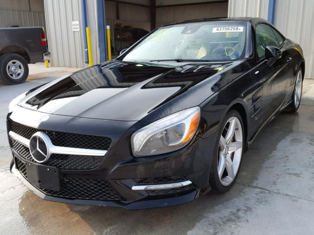 WDDJK7DAXDF002356 - 2013 MERCEDES-BENZ SL 550 BLACK photo 2