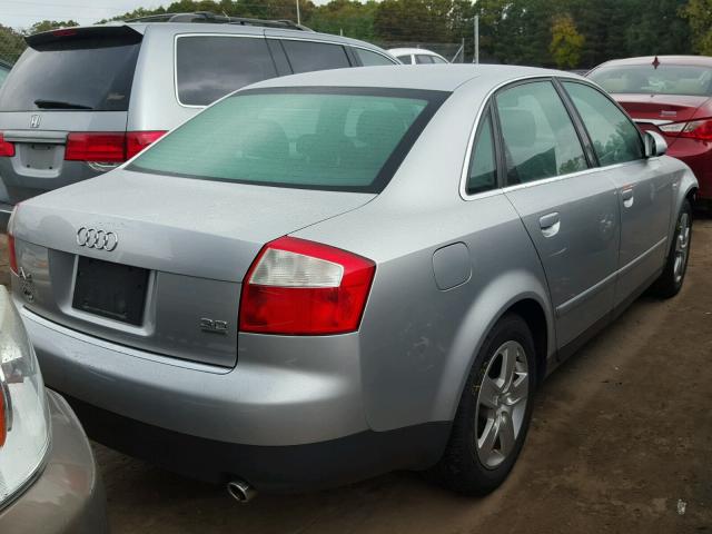 WAULT68E92A237247 - 2002 AUDI A4 SILVER photo 4