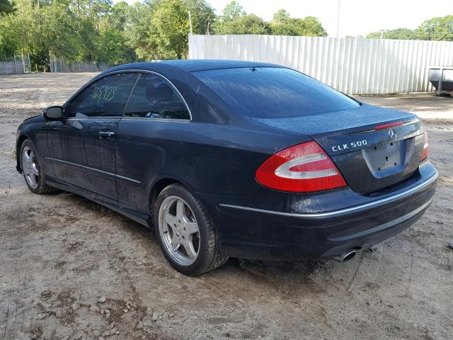 WDBTJ75J14F118449 - 2004 MERCEDES-BENZ CLK 500 BLACK photo 3