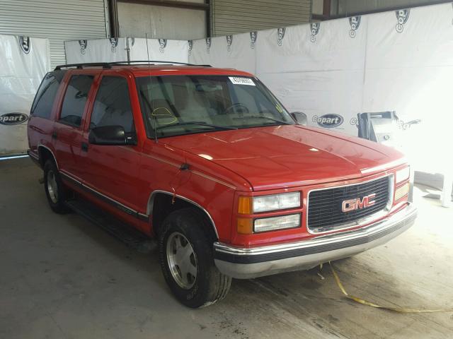 1GKEC13R9XJ748624 - 1999 GMC YUKON RED photo 1