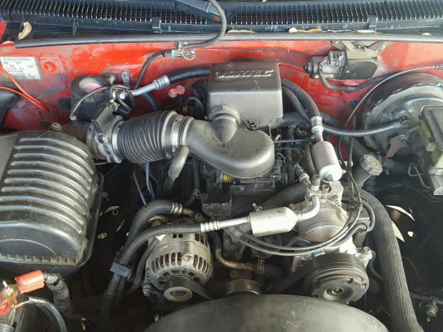 1GKEC13R9XJ748624 - 1999 GMC YUKON RED photo 7