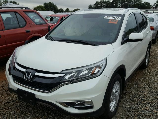 5J6RM3H7XGL022976 - 2016 HONDA CR-V EXL WHITE photo 2