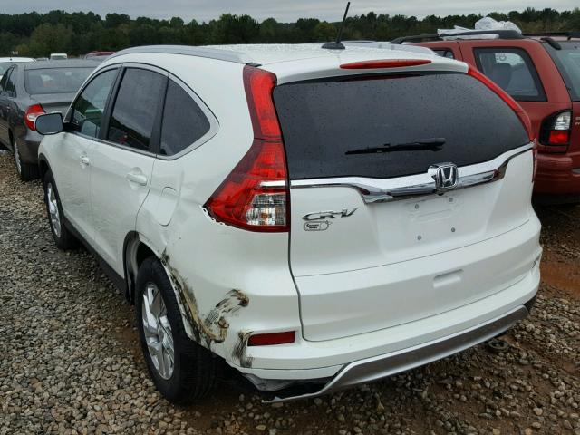 5J6RM3H7XGL022976 - 2016 HONDA CR-V EXL WHITE photo 3