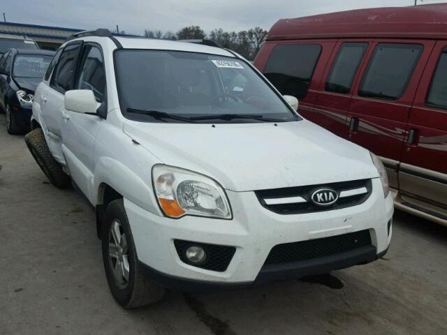 KNDJF723X97574628 - 2009 KIA SPORTAGE L WHITE photo 1