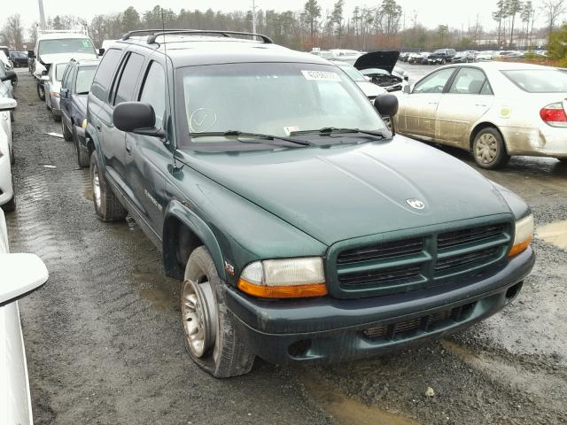 1B4HS28YXXF530788 - 1999 DODGE DURANGO GREEN photo 1