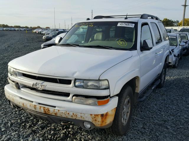 1GNEK13TX5R124492 - 2005 CHEVROLET TAHOE WHITE photo 2