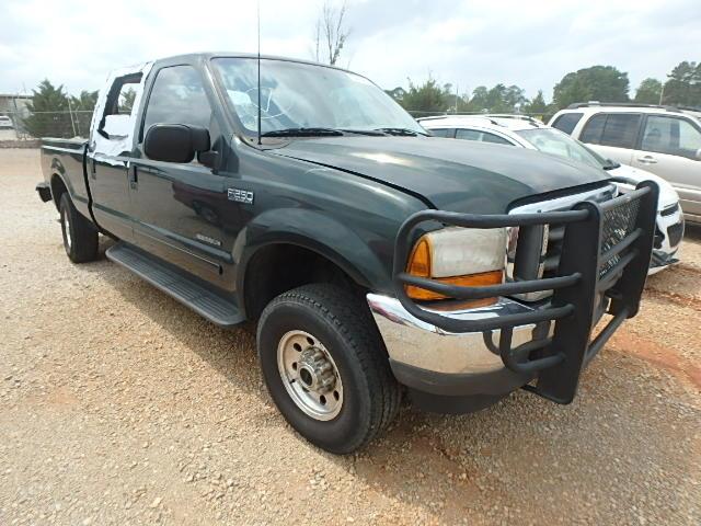 1FTNW21F01EB16077 - 2001 FORD F250 SUPER GREEN photo 1