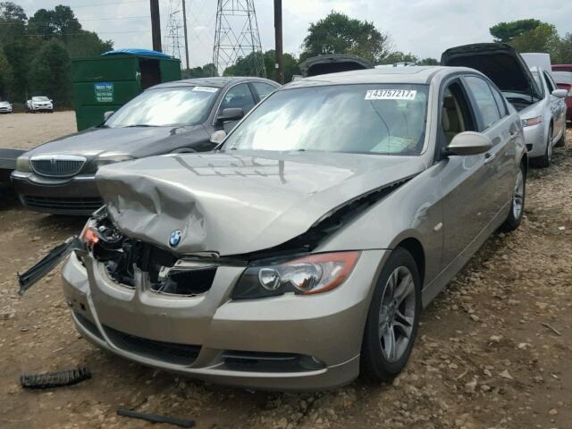 WBAVC53538F010237 - 2008 BMW 328 I SULE GOLD photo 2