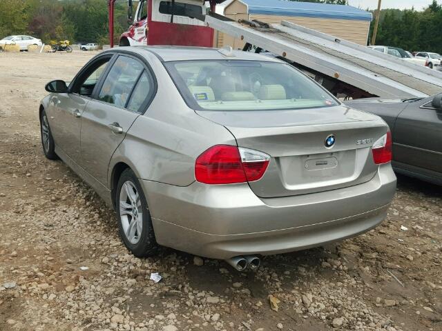 WBAVC53538F010237 - 2008 BMW 328 I SULE GOLD photo 3