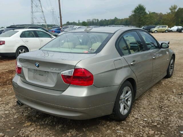 WBAVC53538F010237 - 2008 BMW 328 I SULE GOLD photo 4