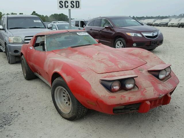 1Z37J5S417105 - 1975 CHEVROLET CORVETTE RED photo 1