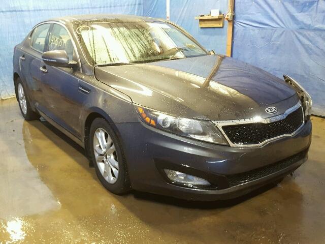 KNAGN4A72B5158832 - 2011 KIA OPTIMA EX BLUE photo 1