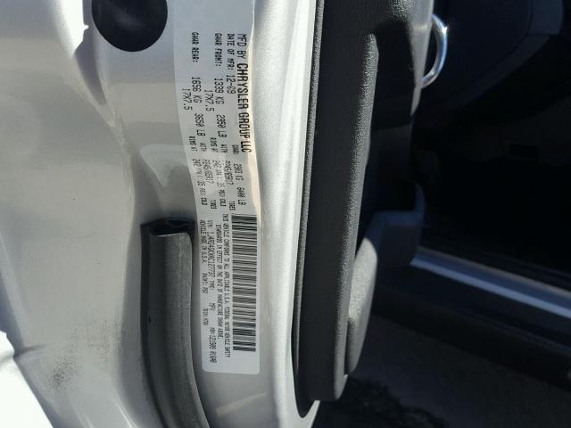 1J4RG4GKXAC127737 - 2010 JEEP COMMANDER 银色 照片 10