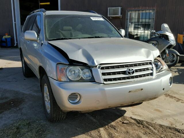 JTEHF21A820071661 - 2002 TOYOTA HIGHLANDER SILVER photo 1