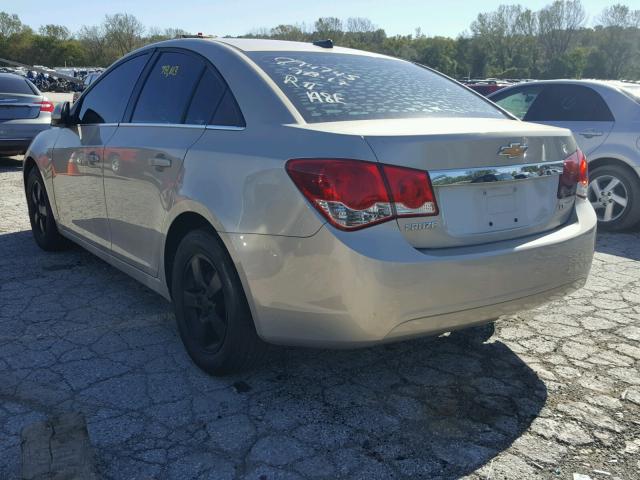 1G1PG5S93B7146611 - 2011 CHEVROLET CRUZE LT TAN photo 3