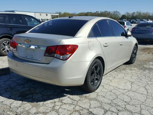 1G1PG5S93B7146611 - 2011 CHEVROLET CRUZE LT TAN photo 4