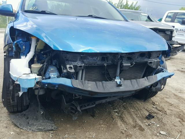 JM1BL1V7XC1520393 - 2012 MAZDA 3 I BLUE photo 9