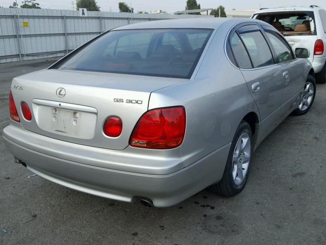 JT8BD69SX10122661 - 2001 LEXUS GS 300 SILVER photo 4