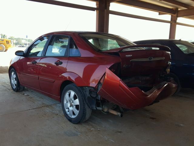 1FAFP38342W351229 - 2002 FORD FOCUS ZTS RED photo 3