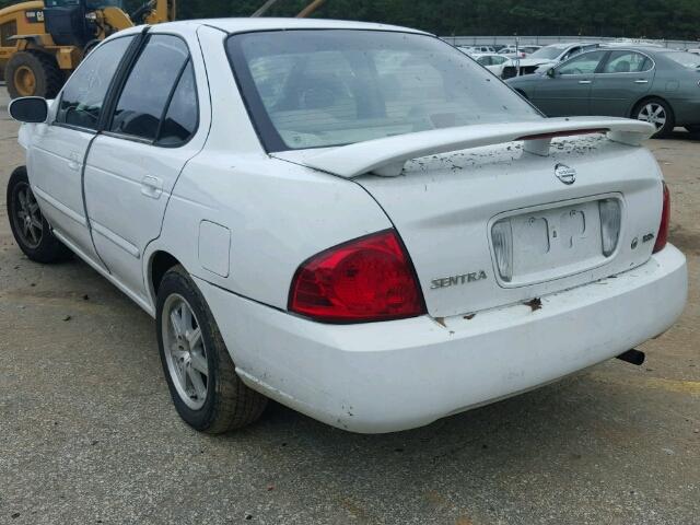 3N1CB51D04L848767 - 2004 NISSAN SENTRA 1.8 WHITE photo 3