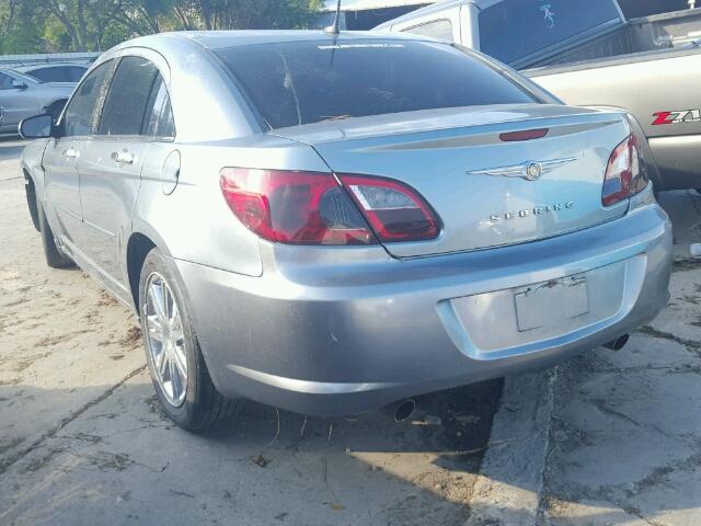 1C3LC66M77N637535 - 2007 CHRYSLER SEBRING LI GRAY photo 3