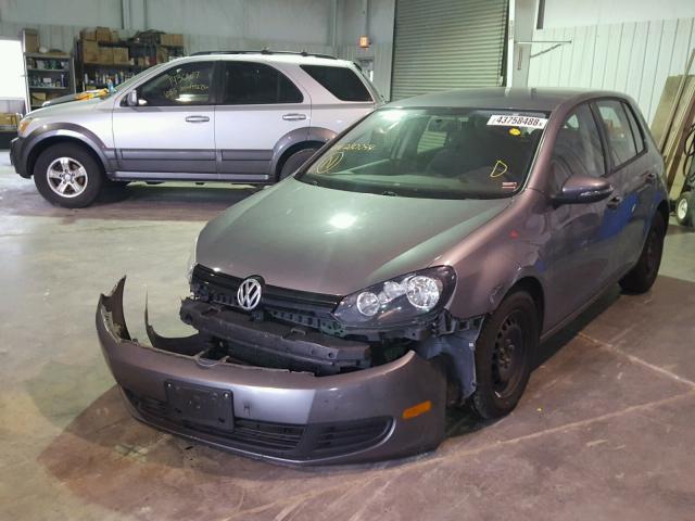WVWDB7AJ7CW280044 - 2012 VOLKSWAGEN GOLF GRAY photo 2