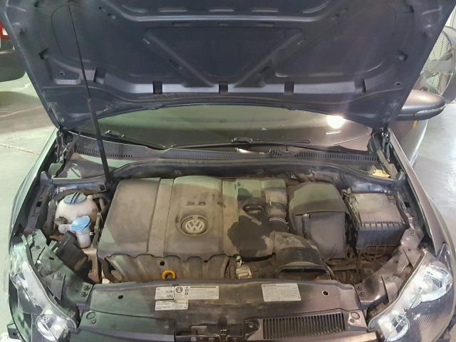 WVWDB7AJ7CW280044 - 2012 VOLKSWAGEN GOLF GRAY photo 7