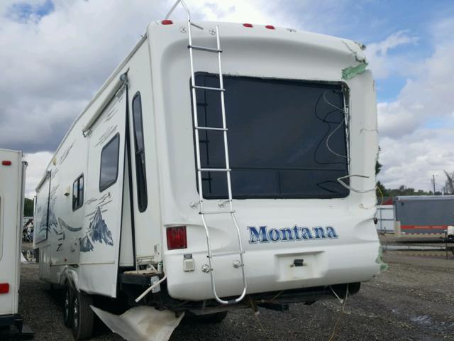 4YDF347245D515368 - 2005 KEYSTONE MONTANA WHITE photo 3