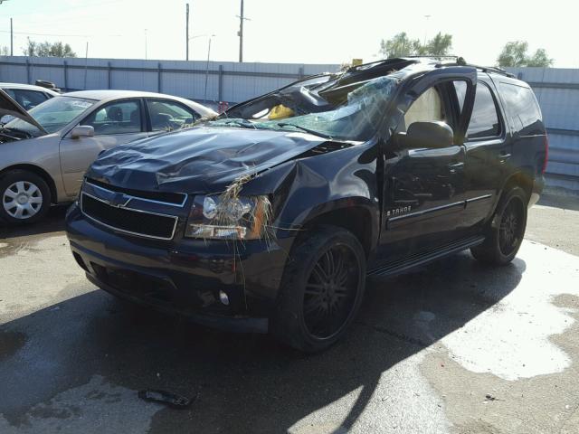 1GNFK13077J340733 - 2007 CHEVROLET TAHOE K150 BLACK photo 2