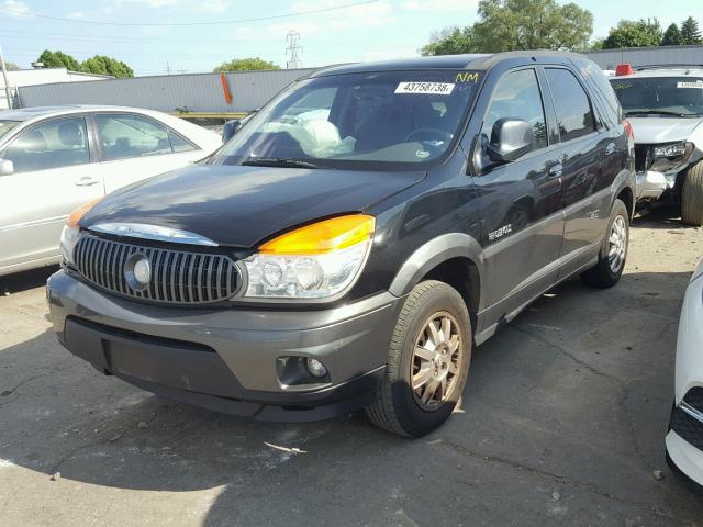 3G5DA03E13S606756 - 2003 BUICK RENDEZVOUS BLACK photo 2