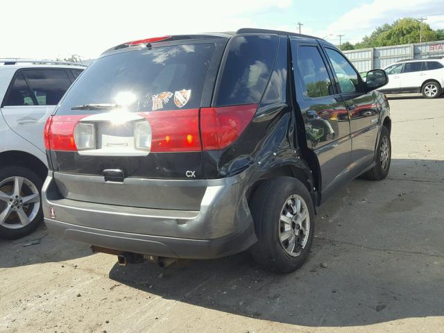 3G5DA03E13S606756 - 2003 BUICK RENDEZVOUS BLACK photo 4