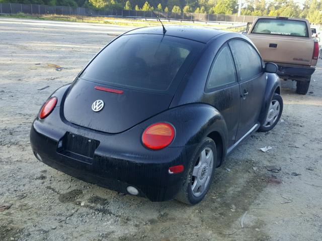 3VWCS21C01M413088 - 2001 VOLKSWAGEN NEW BEETLE 黑色 照片 4