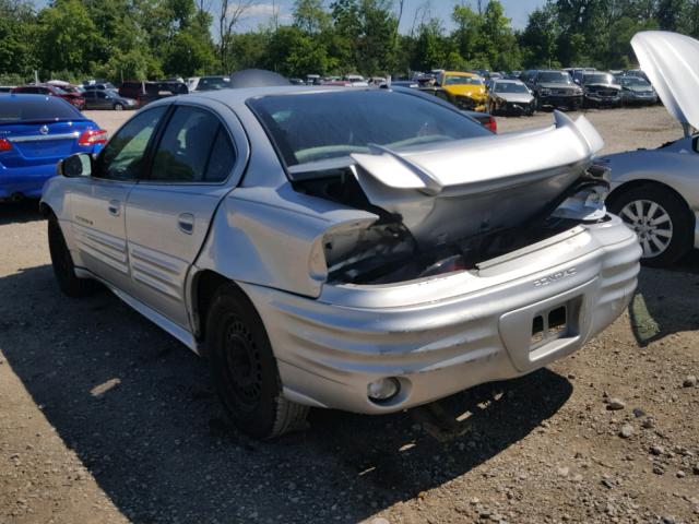 1G2NE52T01M636198 - 2001 PONTIAC GRAND AM S Gümüş foto 3