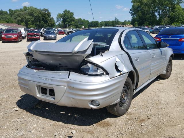 1G2NE52T01M636198 - 2001 PONTIAC GRAND AM S Gümüş foto 4