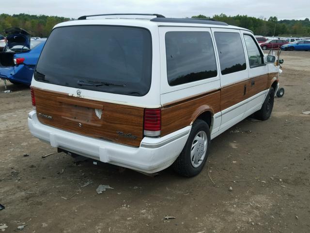 1C4GH54R4NX274961 - 1992 CHRYSLER TOWN & COU WHITE photo 4