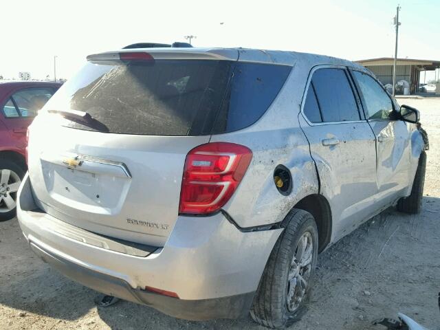 2GNALCEK0G6100552 - 2016 CHEVROLET EQUINOX LT SILVER photo 4