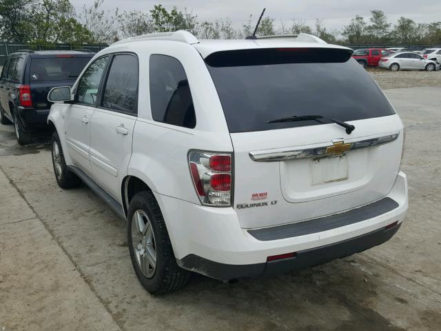 2CNDL53F896233761 - 2009 CHEVROLET EQUINOX WHITE photo 3