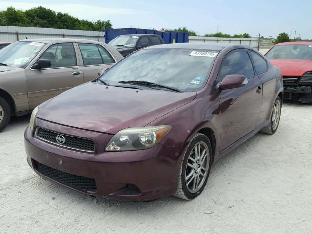 JTKDE177760132590 - 2006 TOYOTA SCION TC 勃艮第红 照片 2