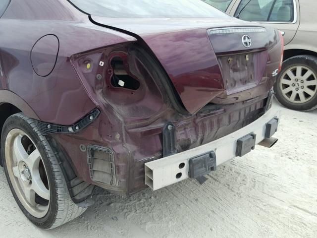 JTKDE177760132590 - 2006 TOYOTA SCION TC 勃艮第红 照片 9