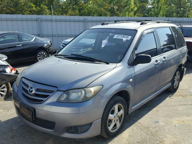 JM3LW28A150532215 - 2005 MAZDA MPV WAGON SILVER photo 2