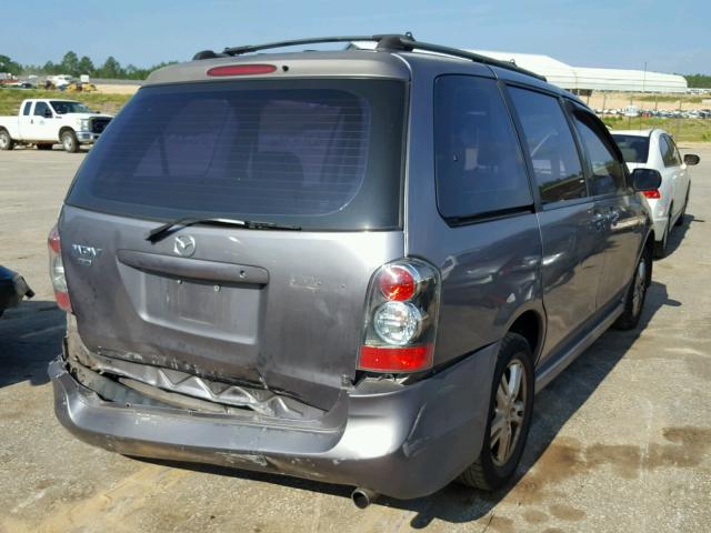 JM3LW28A150532215 - 2005 MAZDA MPV WAGON SILVER photo 4