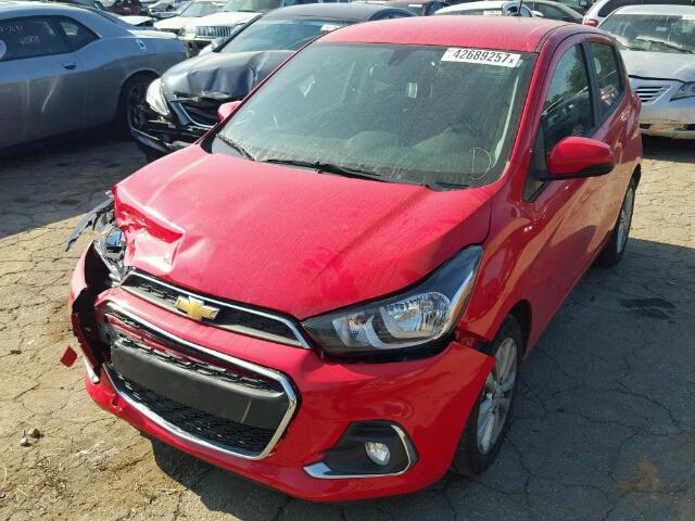 KL8CD6SA3GC563684 - 2016 CHEVROLET SPARK 1LT Красный фото 2