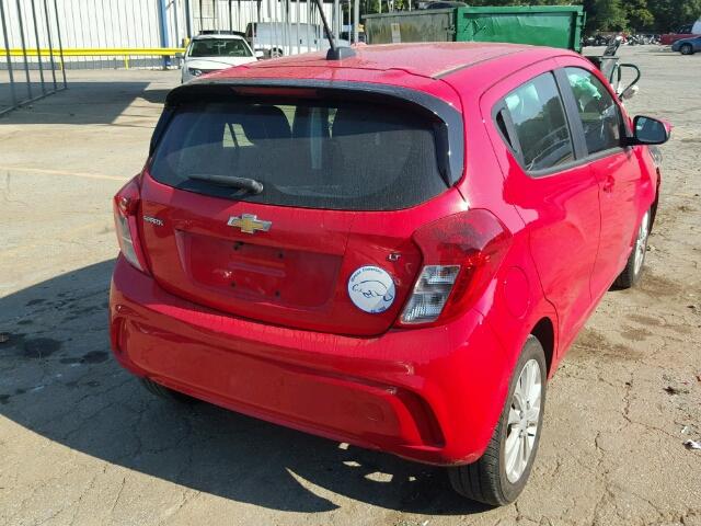 KL8CD6SA3GC563684 - 2016 CHEVROLET SPARK 1LT RED photo 4