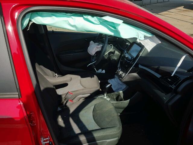 KL8CD6SA3GC563684 - 2016 CHEVROLET SPARK 1LT Красный фото 5