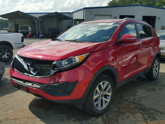 KNDPB3AC4E7655764 - 2014 KIA SPORTAGE RED photo 2