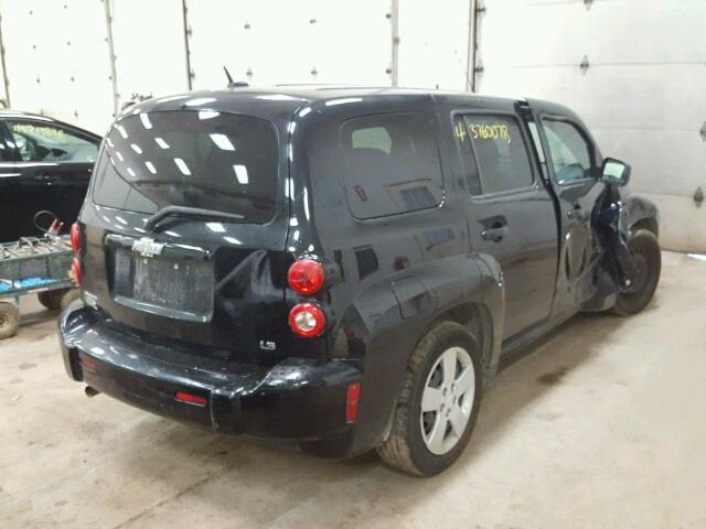 3GNCA13D98S704160 - 2008 CHEVROLET HHR LS შავი ფოტო 4