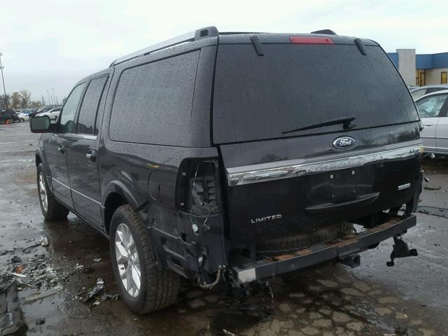 1FMJK2AT8FEF08453 - 2015 FORD EXPEDITION BLACK photo 3